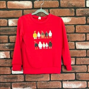 Festive Red Christmas Tree Sweatshirt